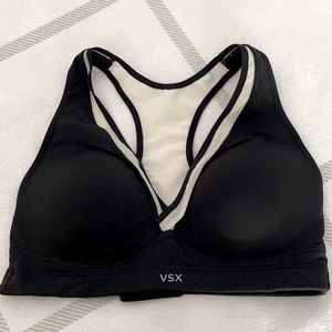 Victoria’s Secret VSX black & whit sports bra